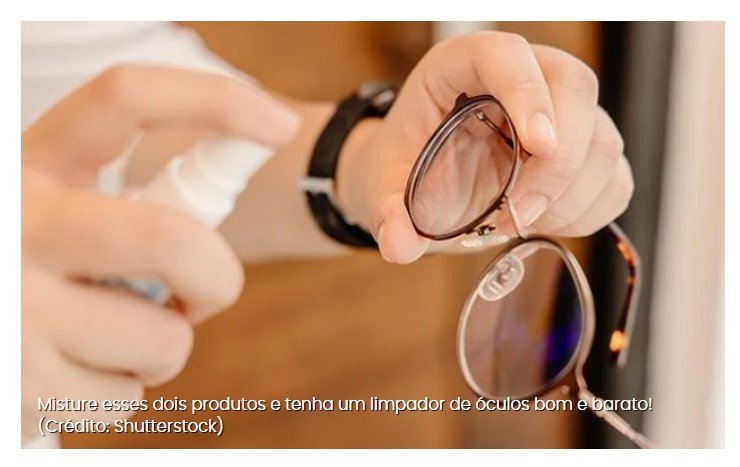 Como remover manchas das lentes dos seus óculos usando apenas 2 ingredientes de cozinha