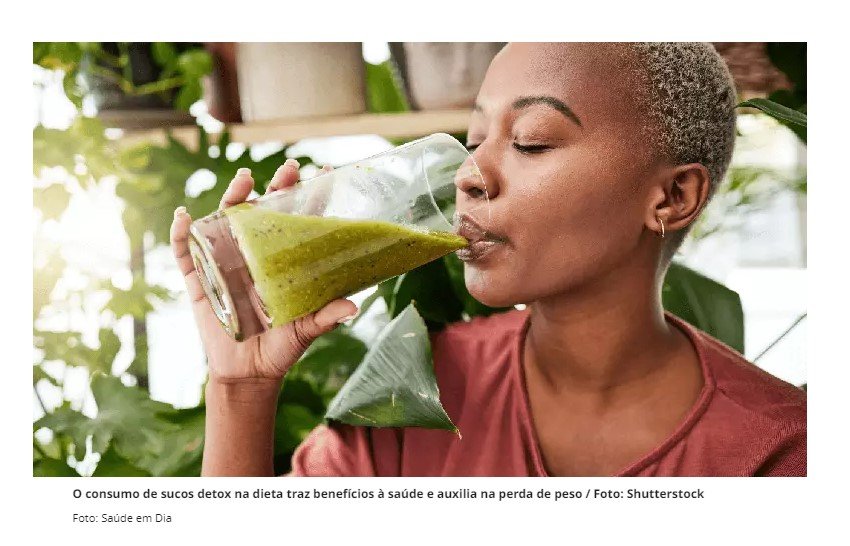 Sucos detox: 3 receitas para auxiliar no emagrecimento