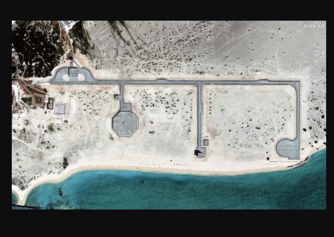Imagens registradas do espaço parecem claras: China está construindo um ponto de lançamento de mísseis em uma ilha bem estratégica