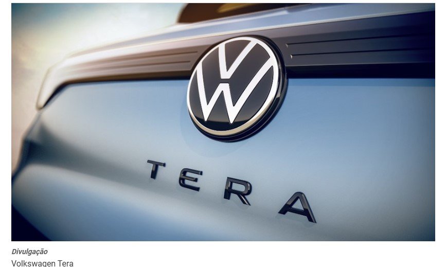 Volkswagen revela Tera, novo SUV compacto para o mercado brasileiro