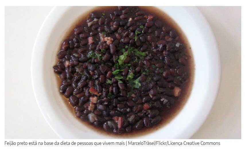 Saiba quais são os alimentos que estão na dieta de pessoas que vivem mais