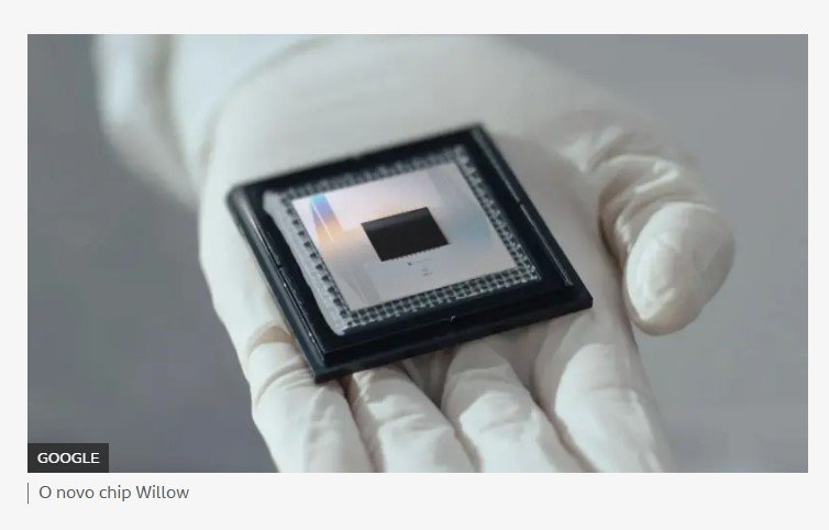 O chip quântico do Google que resolve em 5 minutos problema que hoje levaria 10 septilhões de anos