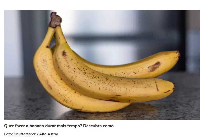 Dicas simples para a banana durar mais tempo