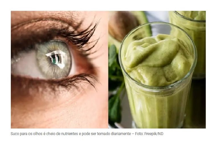 Suco para os olhos: apenas 2 ingredientes para a visão perfeita