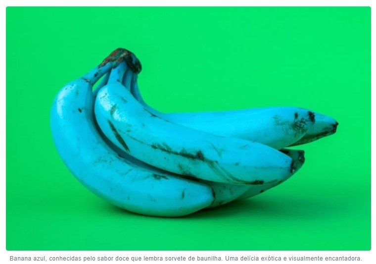Descubra a banana azul: a fruta que parece e parece com sorvete