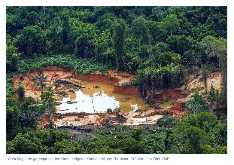 Carbono na atmosfera, mercúrio no solo: pesquisa mostra os danos da mineração ilegal de ouro no Brasil