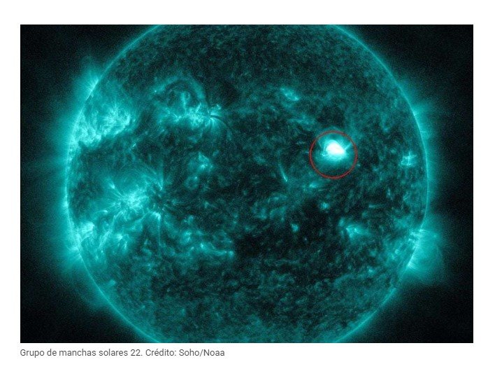 Erupção solar gera alerta para perturbações no campo magnético da Terra