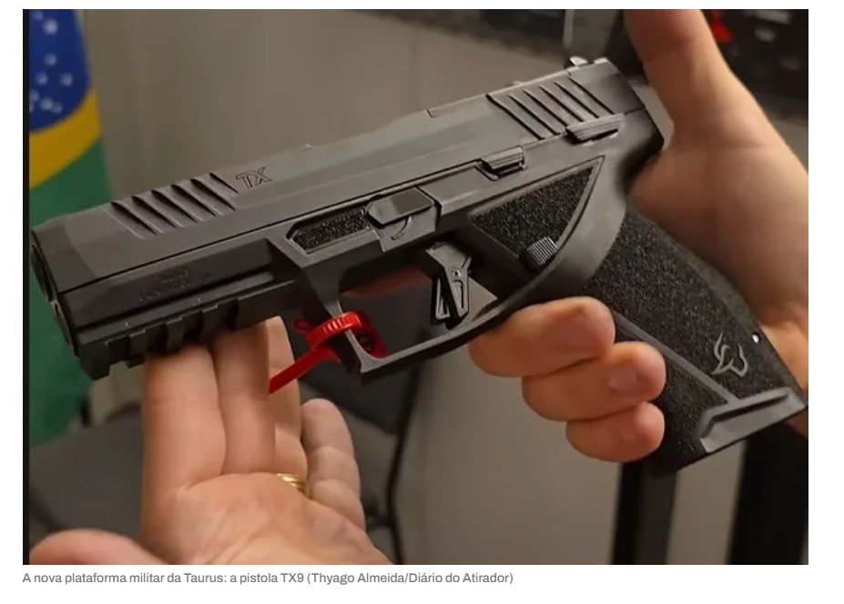 Taurus revela nova pistola TX9, que virá em .38 TPC e 9mm