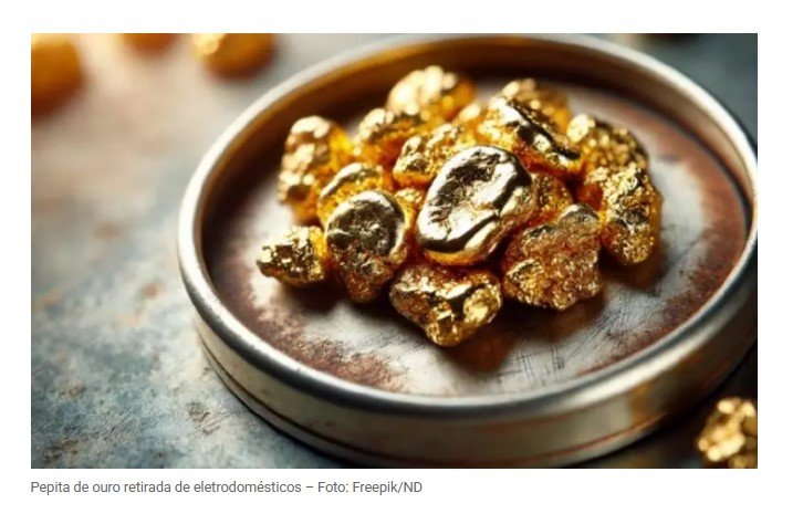 Veja como extrair o equivalente a uma pepita de ouro 22 quilates de eletrodomésticos velhos