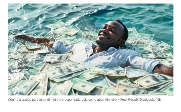 Banho de dinheiro: a oração mais poderosa para atrair sucesso e fartura