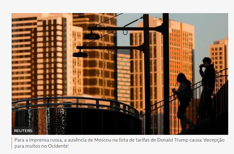 Por que Rússia não está na lista de países atingidos por tarifaço de Trump