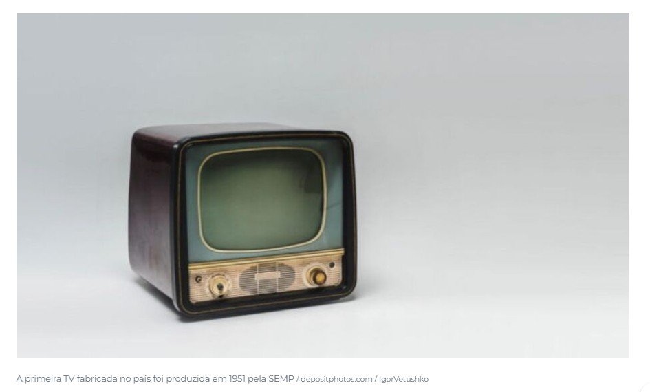 Primeira TV fabricada no Brasil é de marca famosa e que segue viva até hoje