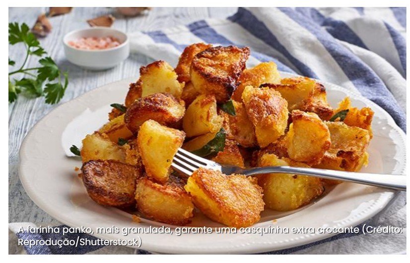 Batata empanada crocante (impossível comer uma só!): receita simples de fazer fica macia por dentro e muito saborosa