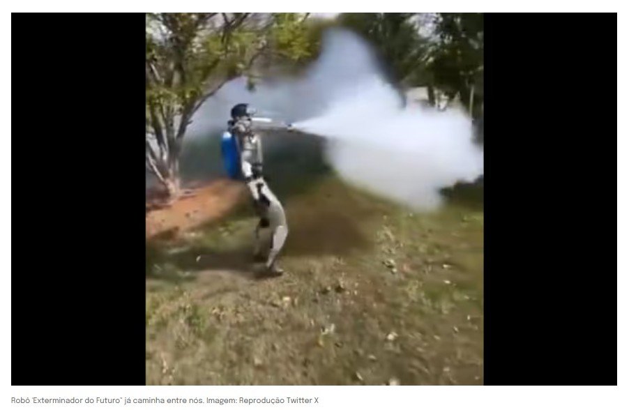 Robô ‘Exterminador do Futuro” já caminha entre nós