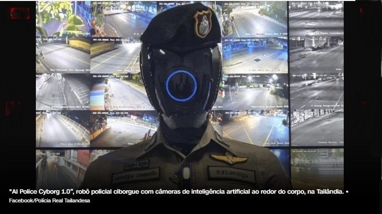 Tailândia lança robô policial de inteligência artificial em festival