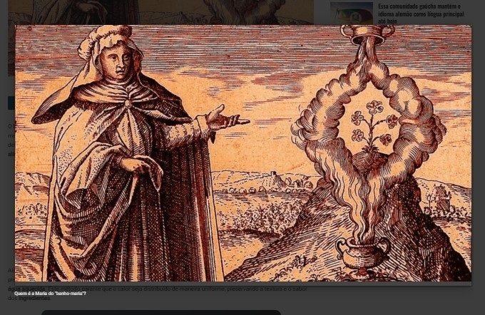 Quem é a Maria do 'Banho-Maria'?