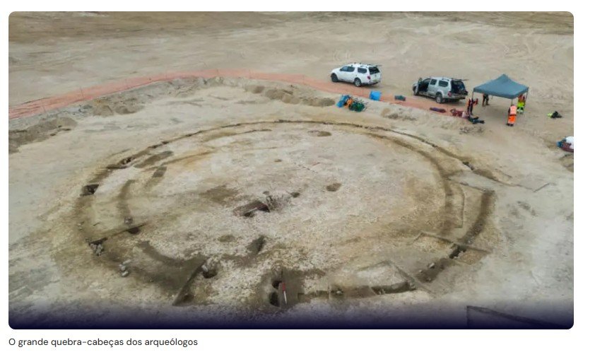 Arqueólogos pensaram ter encontrado um pedaço de equipamento agrícola antigo, mas acabou sendo um raro aro de roda de carruagem da Idade do Ferro