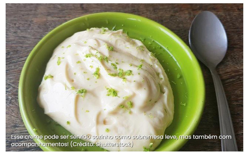 Creme de limão gelado: a receita italiana deliciosa com 3 ingredientes pronta em 5 minutos