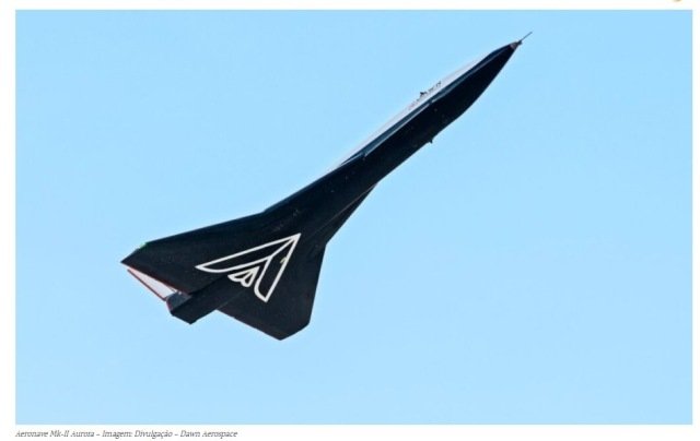 Pela 1ª vez na história, uma aeronave supersônica e capaz de superar 100 km de altitude está disponível para encomendas
