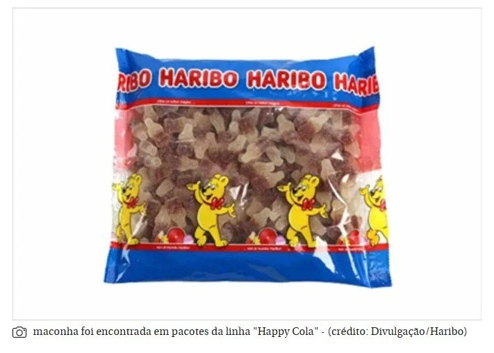 Empresa retira doces de mercado após descoberta de maconha na composição