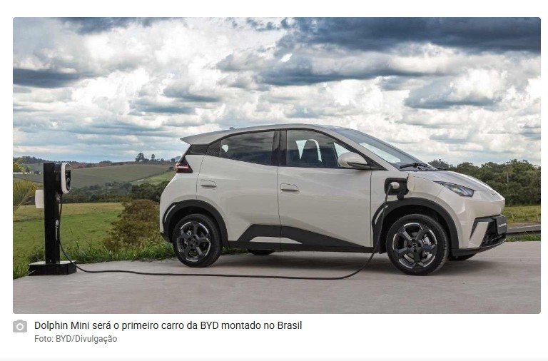 BYD esclarece se carros vão ficar mais baratos com produção no Brasil