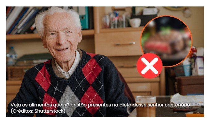 Tenho 101 anos e esses são os 2 alimentos que eu jamais como: “Isso mantém minha mente afiada”