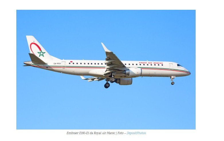 Royal Air Maroc negocia até 200 novos jatos e considera modelos da Embraer