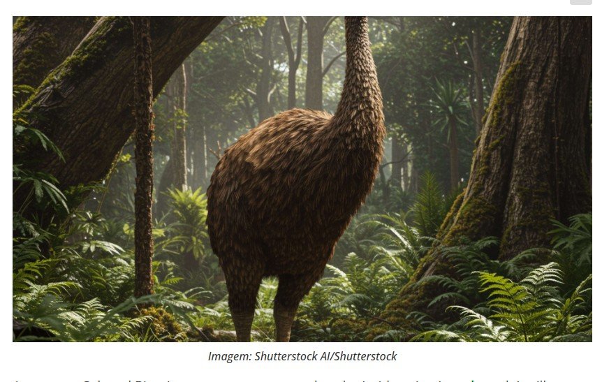Ave gigante extinta há 600 anos pode voltar à vida; entenda