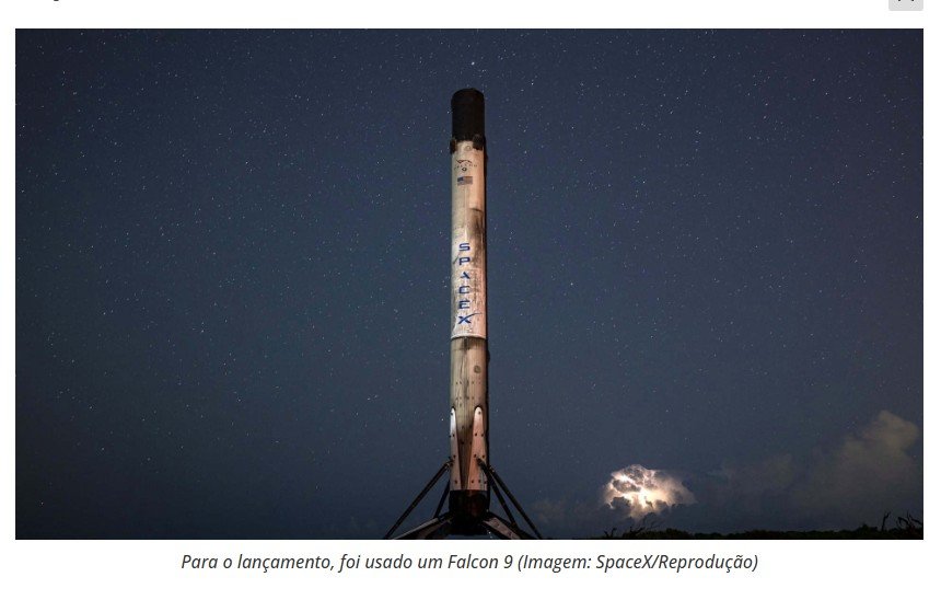 SpaceX lança satélite misterioso ao Espaço