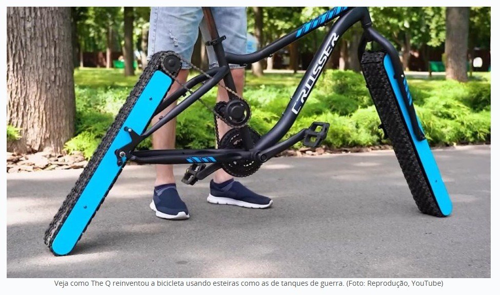 Bicicleta sem rodas: como funciona essa invenção maluca?
