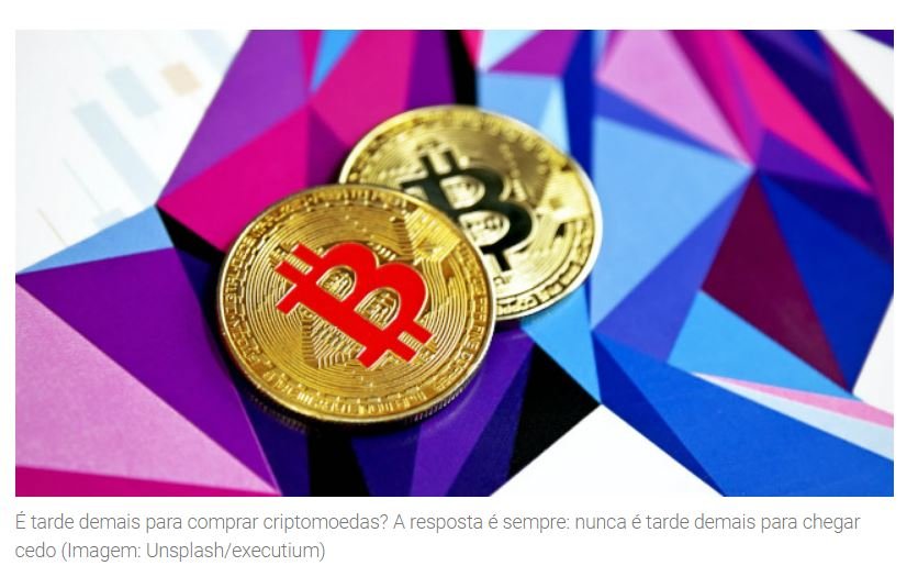 É tarde demais para comprar criptomoedas?