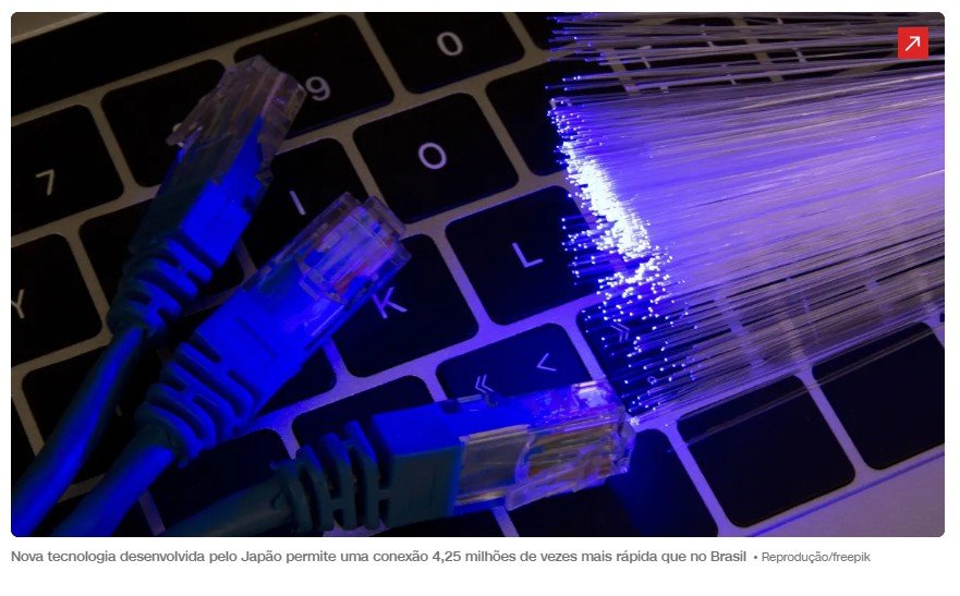 Cientistas japoneses quebram recorde de velocidade de internet