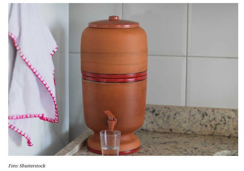 Filtro de barro é bom, mas tem uma coisa que ninguém te conta