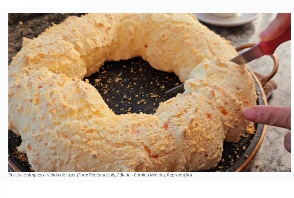 Crocante e sequinha: receita de rosca de polvilho que não murcha e rende muito