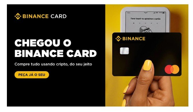 Binance lança cartão gratuito com cashback para todos os clientes no Brasil