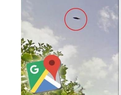 SUPOSTO DISCO VOADOR É DESCOBERTO SOBRE BERMUDA NO GOOGLE STREET VIEW