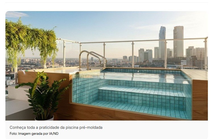 Adeus, alvenaria! Piscina que fica pronta em 3 dias promete ser o sucesso desse verão
