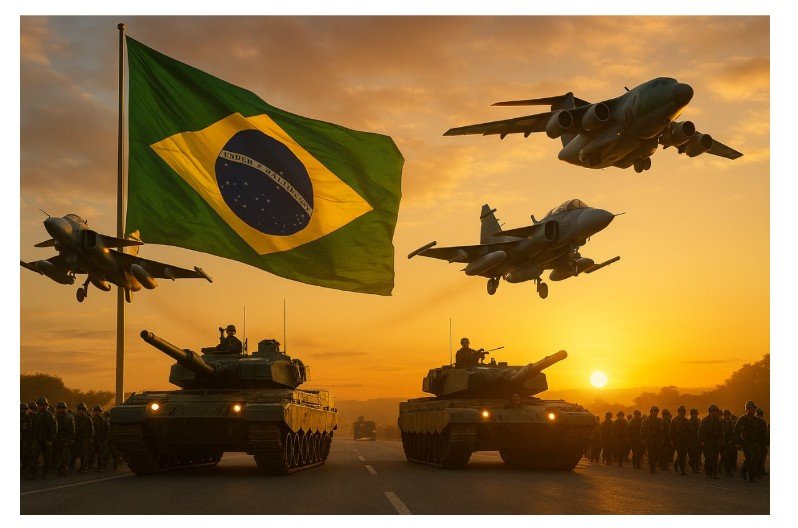 Avanço militar do Brasil chama atenção dos EUA e da China após relatório internacional colocar as Forças Armadas entre as mais poderosas do mundo
