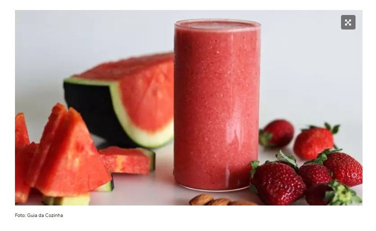 Suco de morango e melancia: antioxidante e muito fácil de fazer