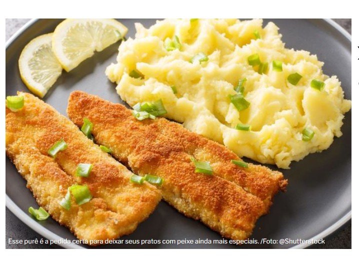 Nem batata, nem mandioca: essa fruta faz um purê maravilhoso que é perfeito para servir com peixes e frutos do mar