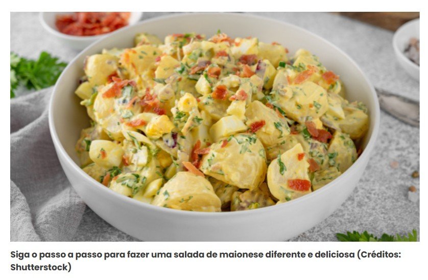 Salada de maionese de bacon: essa é a receita mais saborosa que eu já fiz e sempre acaba rapidinho