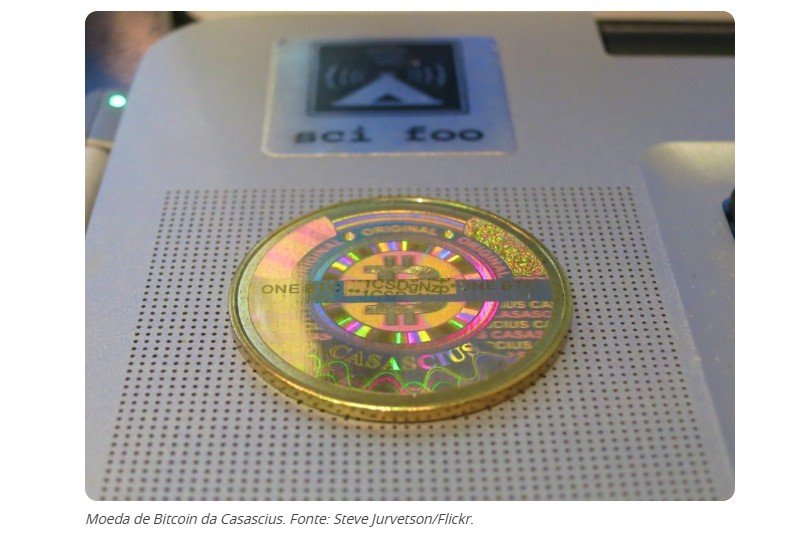 Investidor resgata duas moedas físicas de Bitcoin por R$ 975 milhões