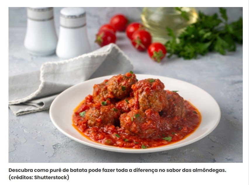 Uma cozinheira de 84 anos: "O segredo para almôndegas perfeitas não é a carne, mas sim meia xícara de purê de batata"