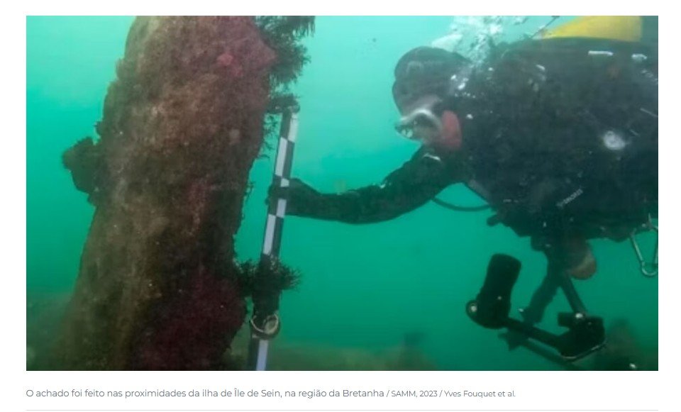 Estrutura gigante submersa intriga cientistas e pode reescrever a pré-história