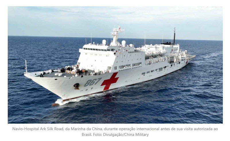 Ao receber navio da China e reforçar o Brics, Brasil desafia estratégia dos EUA