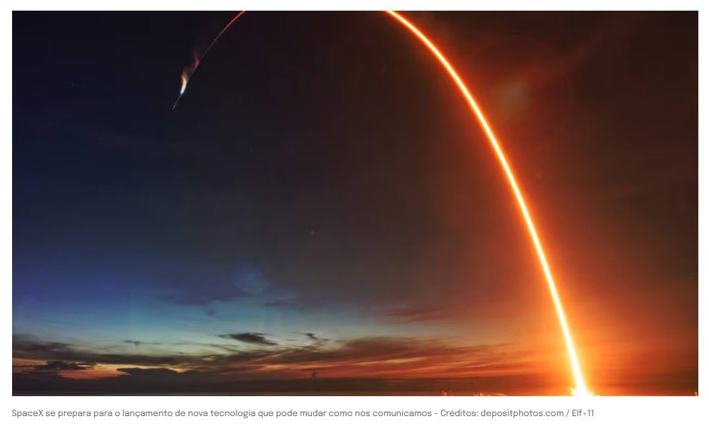 SpaceX prepara lançamento que pode marcar uma nova era para a humanidade