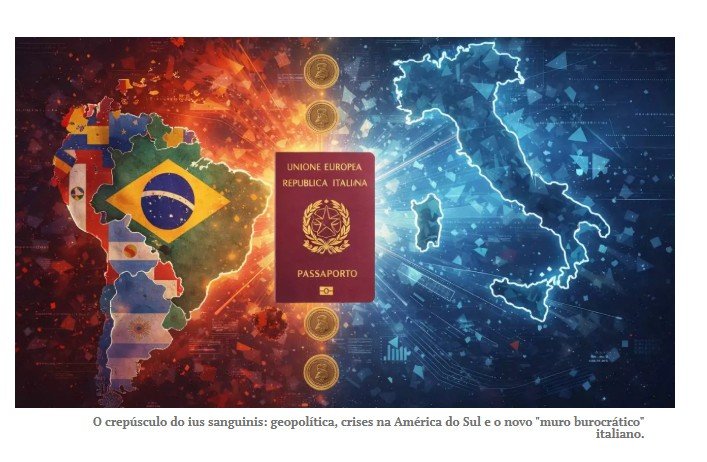 Geopolítica do passaporte italiano: a estratégia da blindagem