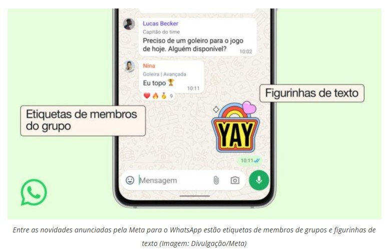 Agora dá para transformar até texto em figurinhas no WhatsApp