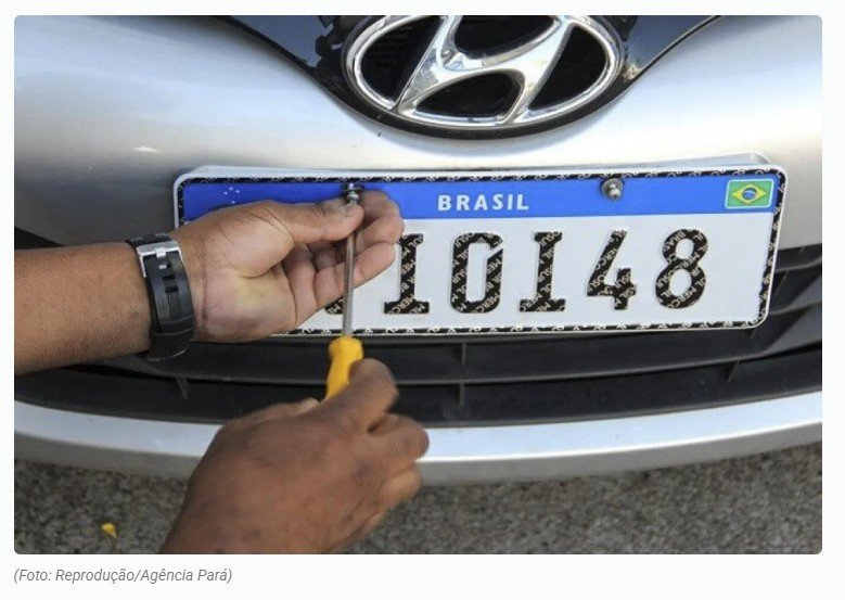 Nova regra: motoristas que não trocarem a placa Mercosul no prazo podem sofrer penalidades graves