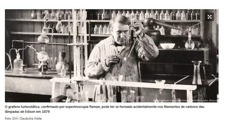 Sem saber, Thomas Edison pode ter criado supermaterial já em 1879